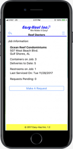 Dumpster Rental Customer App