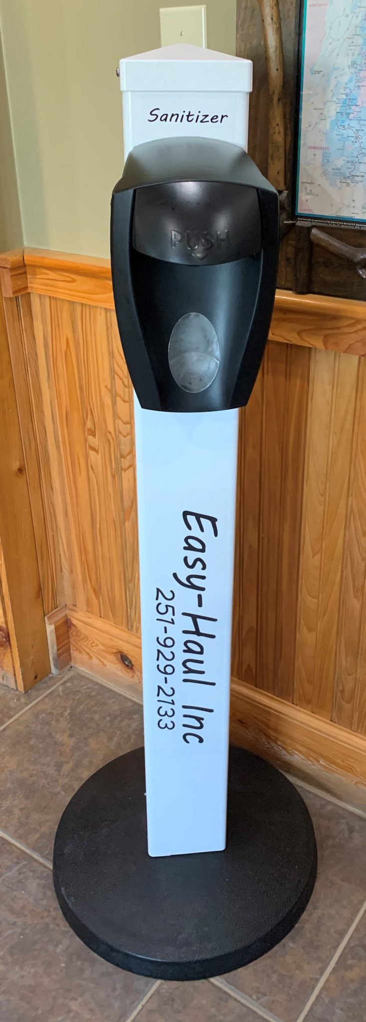 Sanitizer Station Image EasyHaul Inc.